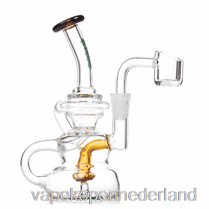 Elektronische Sigaret Vape Slijk Flood Mini Dab Rig Zeezand Amber (helder / Amber)